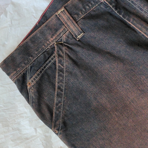 Guess Vintage 90s Y2K Baggy Tapered Leg Jeans Skater Rave Hip Hop 38 X 34 - Picture 4 of 9